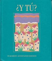 Y Tu Spanish 1 : 1989 Teacher Edition