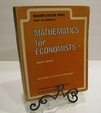 Schaum's Outline of Mathematics for Economists 