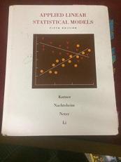Applied Linear Statistical Models 5th