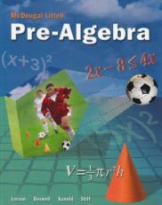 Pre-Algebra : Pupil's Edition 