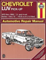 Haynes Chevrolet LUV Owners Workshop Manual, Pick-Up '72 Thru '82 