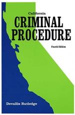California Criminal Procedure 4th