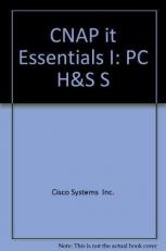 CNAP it Essentials I: PC H&S S 