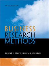 Business Research Methods 12th