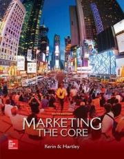 Marketing: the Core 6th