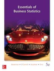 Essentials of Business Statistics 5th