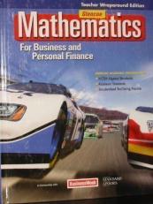 Mathematics For Business and Personal Finance 