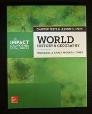 Impact: World History and Geography, Medieval and Early Modern Times, Test and Quizzes (CA) grade 7