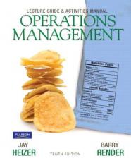 Lecture Guide and Activities Manual for Operations Management Flexible Edition 10th
