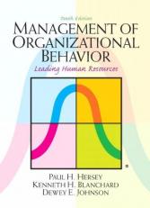 Management of Organizational Behavior 10th