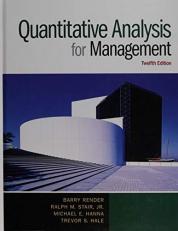 Quantitative Analysis for Management 12th
