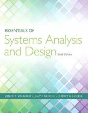Essentials of Systems Analysis and Design 6th