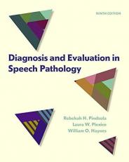Diagnosis and Evaluation in Speech Pathology 9th