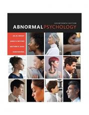 Abnormal Psychology 17th