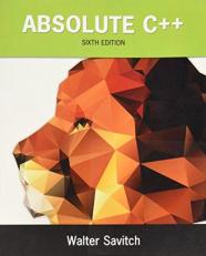 Absolute C++ with Access 6th