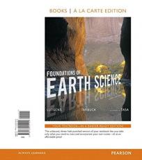 Foundations of Earth Science, Books a la Carte Edition 8th