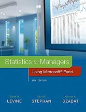 Statistics for Managers Using Microsoft Excel Plus Mylab Statistics with Pearson EText -- Access Card Package 8th