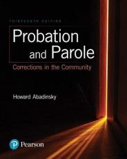 Probation and Parole : Corrections in the Community 13th