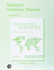 Student Solutions Manual for Elementary Statistics : Picturing the World 7th