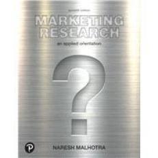 Marketing Research: An Applied Orientation 7th