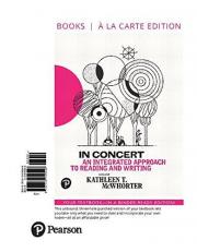 In Concert : An Integrated Approach to Reading and Writing, Books a la Carte Edition 3rd