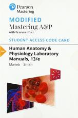 Modified Mastering a&P with Pearson EText -- Standalone Access Card -- for Human Anatomy and Physiology Laboratory Manuals 13th