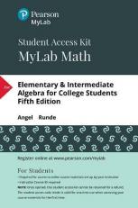 MyLab Math with Pearson EText Access Code (24 Months) for Elementary and Intermediate Algebra for College Students