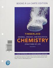 General, Organic, and Biological Chemistry : Structures of Life, Books a la Carte Plus MasteringChemistry with Pearson EText -- Access Card Package 6th
