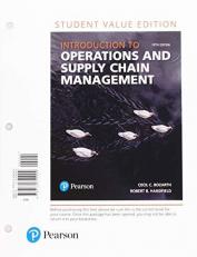 Introduction to Operations and Supply Chain Management, Student Value Edition Plus Mylab Operations Management with Pearson EText -- Access Card Package 5th