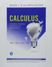 Calculus for Business, Economics, Life Sciences, and Social Sciences, Loose-Leaf, and Mylab Math with Pearson EText -- 24-Month Access Card Package