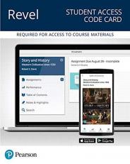 Revel for Story and History : Western Civilization since 1550 -- Access Card 