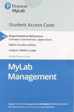 MyManagement with Pearson EText -- Standalone Access Card -- for Organizational Behaviour 8th