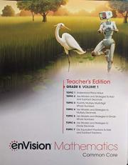 enVision Mathematics Common Core, Grade 5 Volume 1 Teacher's Edition, Topics 1-7, Pub Year 2020, 9780134954868, 0134954866