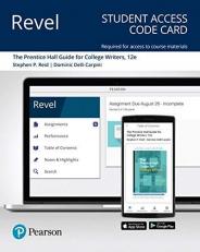 Revel for the Reid Guide for College Writers -- Access Card 12th