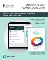 Revel for a Concise Public Speaking Handbook -- Combo Access Card 5th