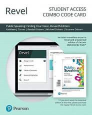 Revel for Public Speaking : Finding Your Voice -- Combo Access Card 11th
