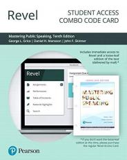 Revel for Mastering Public Speaking -- Combo Access Card 10th