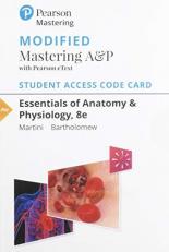 Modified Mastering a&P with Pearson EText -- Standalone Access Card -- for Essentials of Anatomy and Physiology 8th
