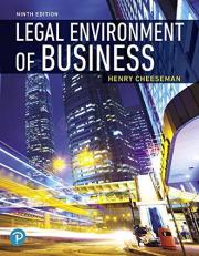 MyLab Business Law with Pearson EText -- Access Card -- for Legal Environment of Business : Online Commerce, Ethics, and Global Issues 9th