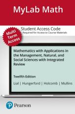 MyMathLab with Pearson EText -- Standalone Access Card -- for Mathematics with Applications, 12e with Integrated Review