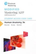Modified Mastering a&P with Pearson EText -- Standalone Access Card -- for Human Anatomy 9th