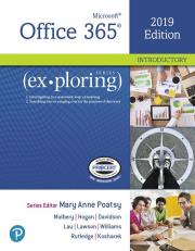 Exploring Microsoft Office 2019 - MyLab IT 20th
