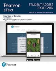 Pearson EText Essentials of Genetics -- Access Card 10th