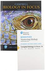 CAMPBELL BIOLOGY FOCUS and MOD MSTGBIO/et VP AC CAMPBELL BIO FOCUS with Pearson eText -- Access Card Package 3rd