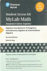 MyLab Math with Pearson EText -- 12-Week Standalone Access Card -- for Algebra Foundations : Prealgebra, Introductory Algebra and Intermediate Algebra