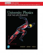 University Physics for the Life Sciences 