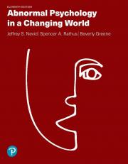 Abnormal Psychology In A Changing World 11th