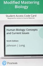 Modified Mastering Biology with Pearson EText -- Standalone Access Card -- for Human Biology : Concepts and Current Issues 9th