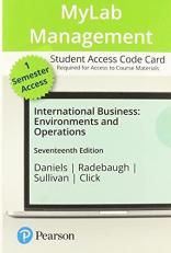 MyLab Management with Pearson EText -- Access Card -- for International Business 17th