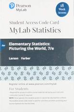MyLab Statistics with Pearson EText -- 18 Week Standalone Access Card -- for Elementary Statistics : Picturing the World